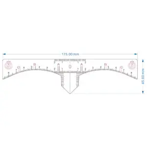 Precise Mapping Rulers 50PCS / Pack